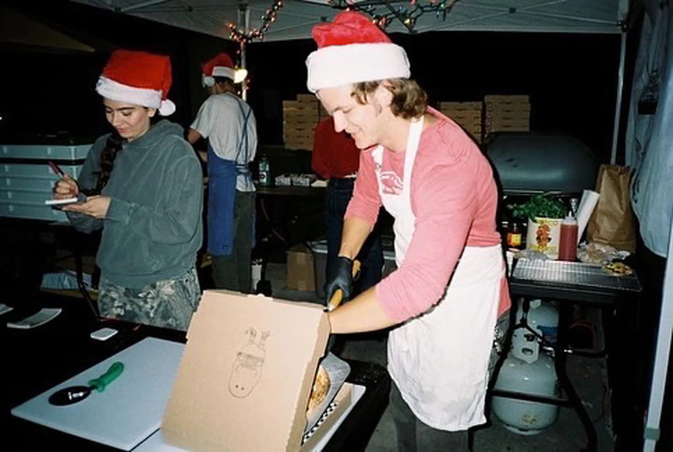 Christmas pizza