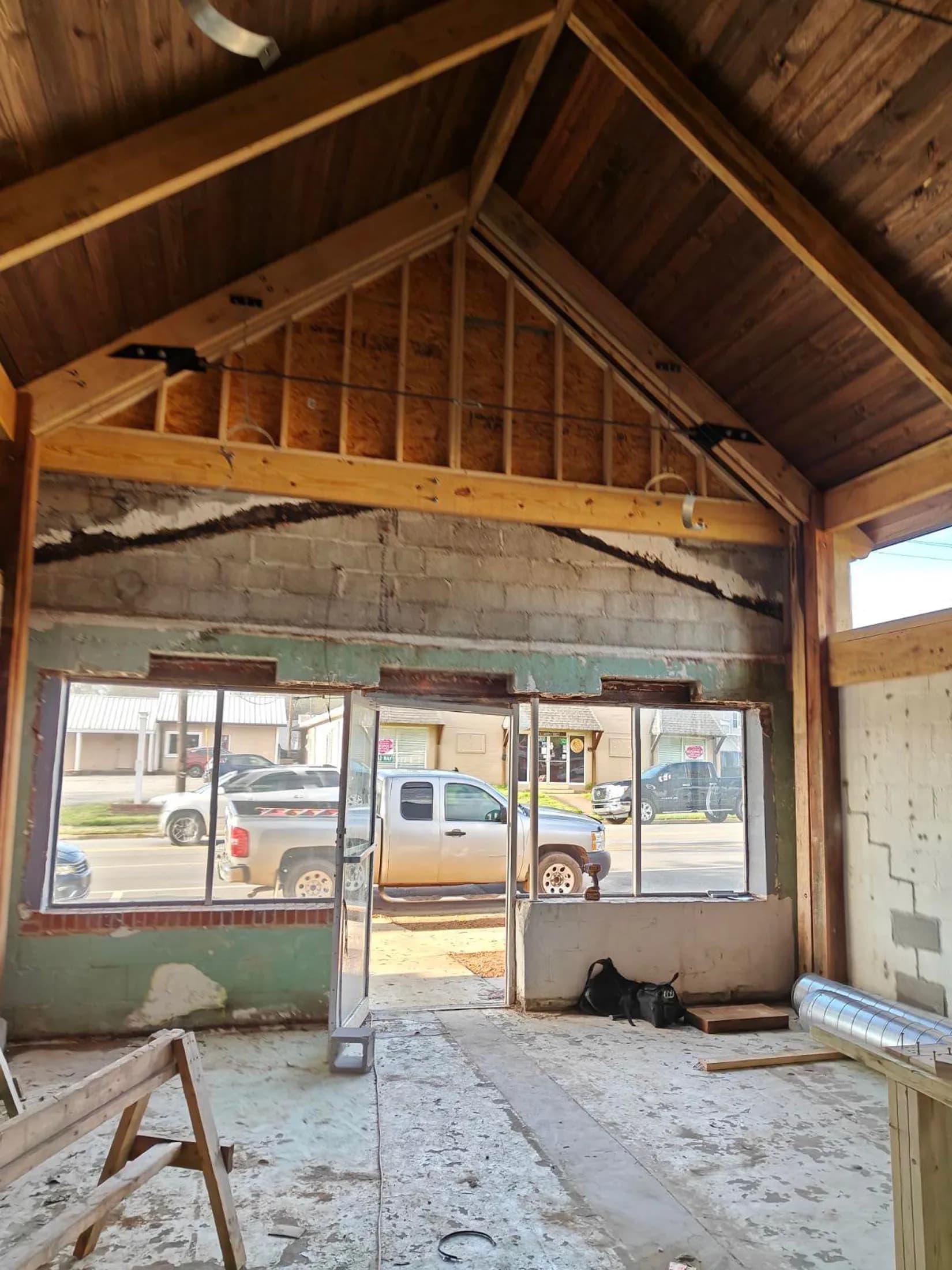 The front from the inside